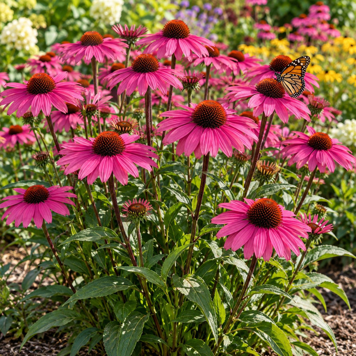 The Fuchsia is Bright Coneflower
