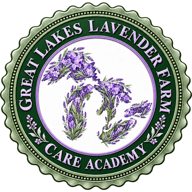 Great Lakes Lavender Farm Care Academy seal