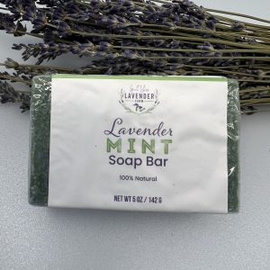 Lavender Mint Soap Bar – Handmade Cold Process – 5 oz