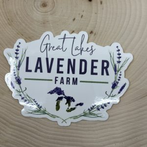 Great Lakes Lavender Farm Logo – Vinyl Waterproof Sticker