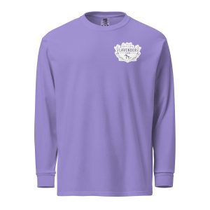 Garment-dyed heavyweight long-sleeve shirt