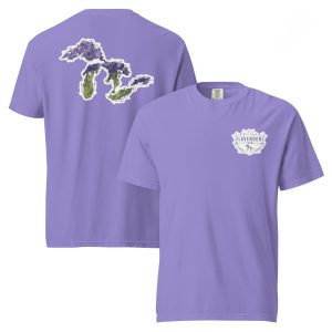 Great Lakes Lavender Farm Unisex T-Shirt – Two-Sided Print
