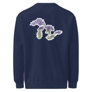 Unisex garment-dyed sweatshirt