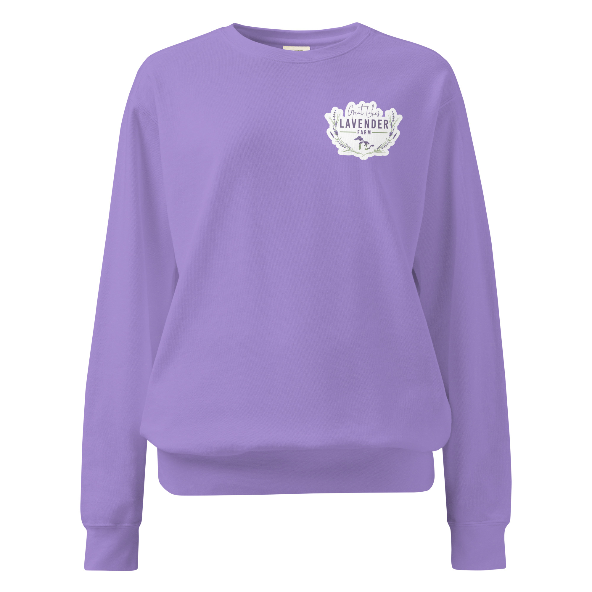 Unisex garment-dyed sweatshirt - Image 3