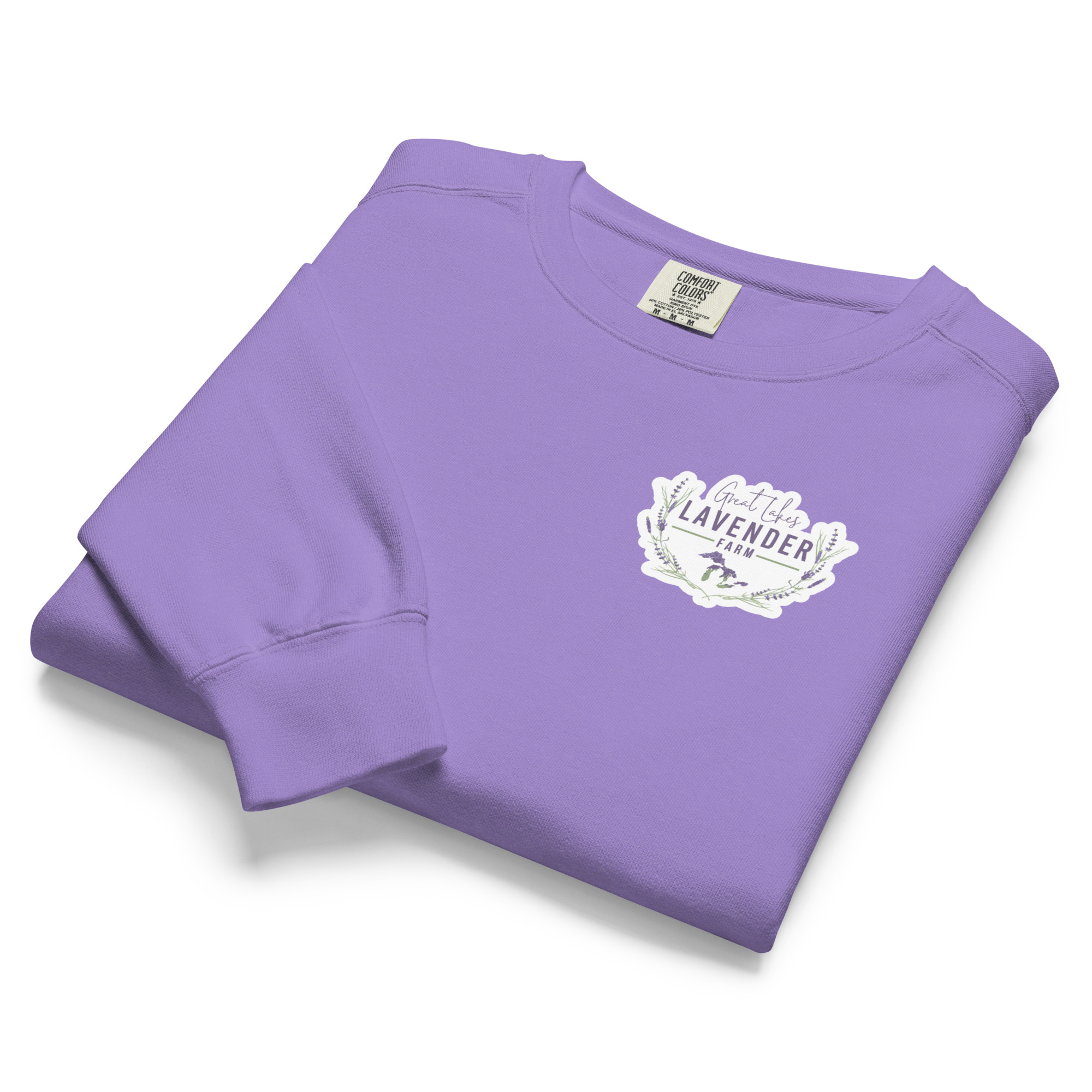 Unisex garment-dyed sweatshirt - Image 6