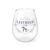 Great Lakes Lavender Farm Stemless Wine Glass, 11.75oz